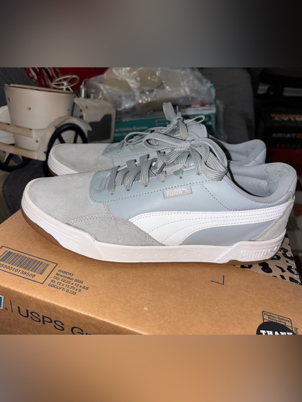 Men’s puma size 9..grey